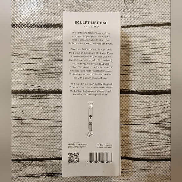 NWT SkinINC Sculpt Lift Bar 24 Karat Gold Lifting Anti-Aging Under Eye Puffiness - Picture 6 of 13